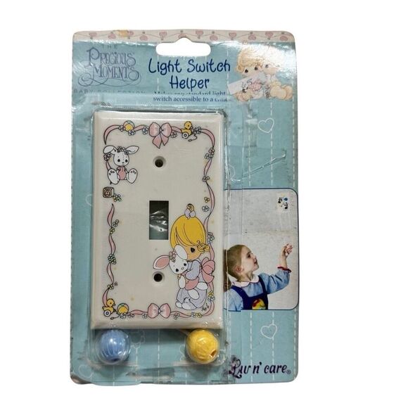 Precious Moments Light Switch Cover Helper Luv N' Care 2000 NOS - Picture 1 of 5
